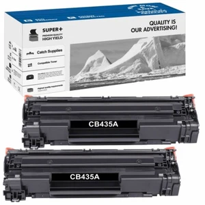 2 Toner Cartridge CB435A fits for HP LaserJet P1005 P1006 HP p1102w p1102 P1104w - Picture 1 of 14