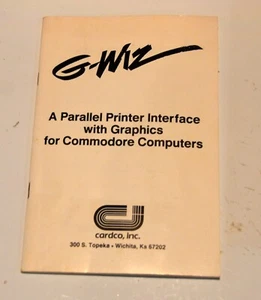 G-Wiz parallel printer interface manual for commodore computers cardco M2 - Picture 1 of 3
