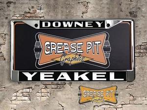 Yeakel Plymouth Center License Plate Frame - Bild 1 von 3