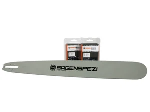 Schwert + 2 Ketten passend für Stihl 070 090 AV Contra 90cm 404" 104TG 1,6mm bar - Picture 1 of 1