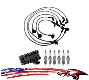 New Ignition Wires Spark Plug & Coil Pack for Ford Mustang 3.8L V6 from 01/99-00 - Picture 1 of 7