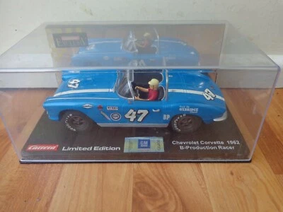 Carrera Esclusiva 1/24 Chevrolet Corvette 1962 B-Produzione Racer Slot Car 20490 - Immagine 1 di 3