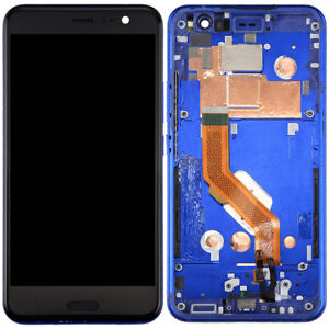OriginalLCD Screen for HTC U11 Digitizer Full Assembly with Frame (Dark Blue)
