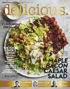 Delicious Magazine February 2020 Healthy Deserts, Fast Fish, New Salads, BBQ - Bild 1 von 12