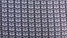 100% Rayon with Grey / White Ikat Print Fabric by the yard soft organic kids dre