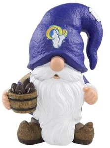 FOCO Forever Collectible NFL Floppy Hat Gnome - Los Angeles Rams, Indoor/Outdoor - Picture 1 of 3
