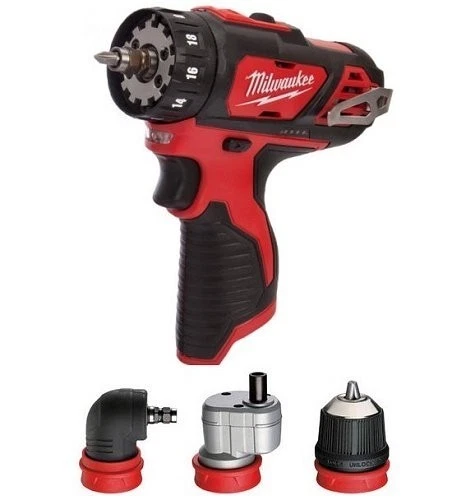 Milwaukee M12BDDX-0 12V Multi-Head Drill Driver Body Only – No Batteries/Charger - Image 1 of 1