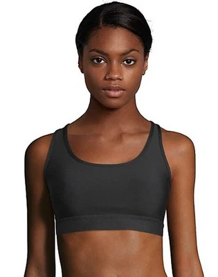 Hanes Women's Sports Bra Racerback Compression Activewear Cool Comfort Running - Image 1 of 3