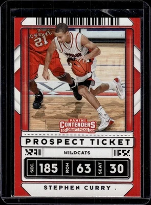 2020 Panini Contenders Draft Picks #1 Stephen Curry Davidson Wildcats - Image 1 of 2