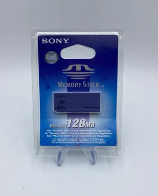 Vintage Sony 128 MB Memory Stick for Legacy Digital Cameras and More (MSA-128A) - Image 1 of 2