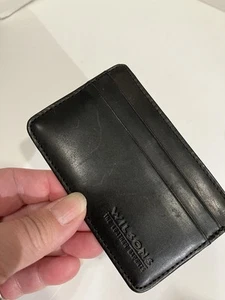 Wilson’s Leather CC ID Card Holder Black Men Or Women - Picture 1 of 4