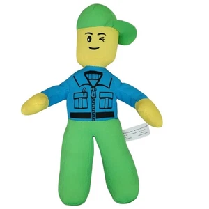 Lego Uomo Lavoratore Peluche Bambola Verde Blu Camicia Peluche Caravan Giocattoli Morbidi - Foto 1 di 4