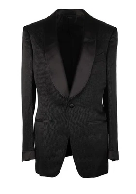Abrigo deportivo negro TOM FORD Atticus esmoquin chaqueta de cena talla 46/36R EE. UU. Jac... Foto 1 de 4