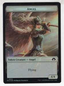 Magic The Gathering Modern Horizons 3 Ficha de Lámina de Doble Cara #3/33 Ángel/Servo - Imagen 1 de 2