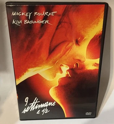 9 Settimane e 1/2 DVD Mickey Rourke Kim Basinger Come da Foto - Immagine 1 di 4