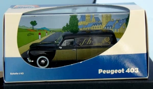 UTILITAIRE PEUGEOT 403 COMMERCIALE 1/43 ème ATLAS AVEC FASCICULE - Foto 1 di 2
