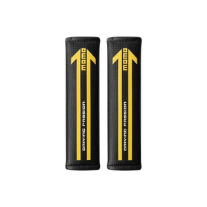 MOMO Carbon Seatbelt Pads Black Pair - Picture 1 of 1