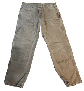 Dickies tan work pants carpenter 38x34 100% Cotton Relaxed Straight Reinforced - Picture 1 of 13
