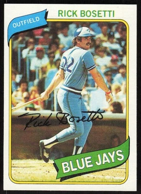 1980 Topps #277 Rick Bosetti - Image 1 of 2