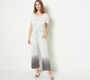 Studio Park Petite Week Away Jumpsuit Stone 3X New - Picture 1 of 1
