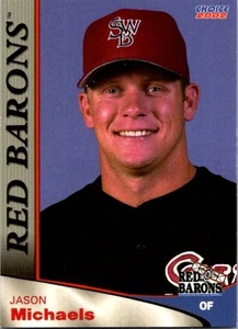 2002 Choice Scranton/Wilkes-Barre Red Barons #12 Jason Michaels - Picture 1 of 2