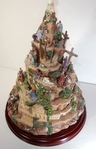 Thomas Kinkade Faith Mountain Hawthorne Village Obra Maestra Iluminada 2006 - Imagen 1 de 15