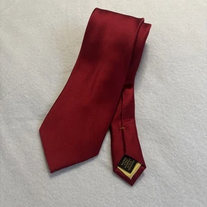 Donald J. Trump rot strukturierte gestreifte Krawatte 100 % Seide Signature Collection Business - Bild 1 von 7