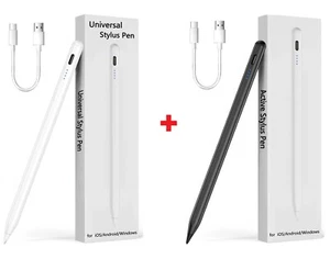 Touch Screen Pen Stylus Drawing Universal For iPhone iPad Samsung Amazon Tablet - Picture 1 of 17