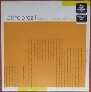 Jets To Brazil - Orange Rhyming Dictionary on Tangerine Dream (orange) vinyl. - Picture 1 of 2
