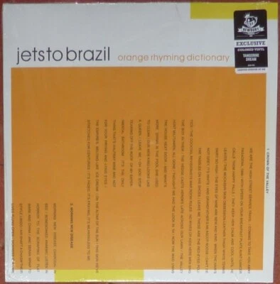 Jets To Brazil - Orange Rhyming Dictionary on Tangerine Dream (orange) vinyl. - Image 1 of 2