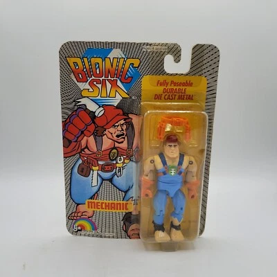 1986 年 LJN Toys 仿生六机械模具演员活动人偶 — 第 1/2 张图片