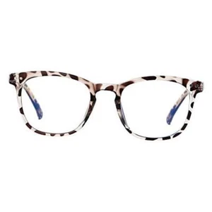 Blue Light Blocking Glasses Women Men Square Leopard | Anti-blue Light Lens - Picture 1 of 7
