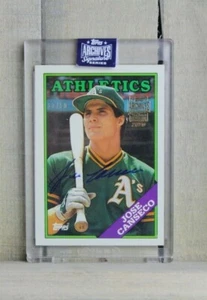 2020 Topps Archives Signature Jose Canseco 1988 Topps - Bild 1 von 2