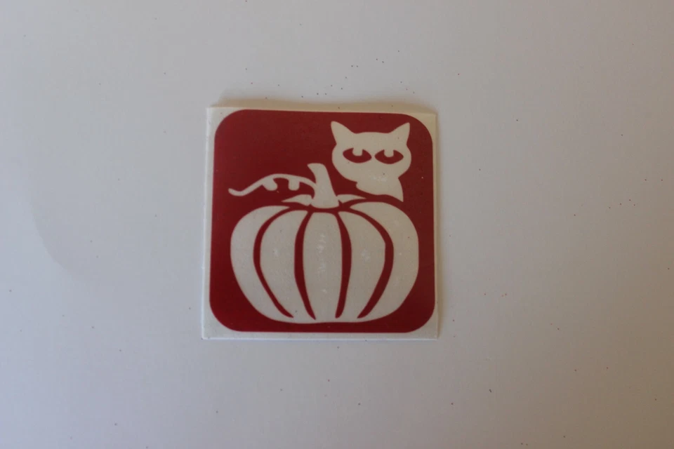 Pumpkin with Kitty Halloween Glitter Tattoo Stencil Pack - Image 1 of 1
