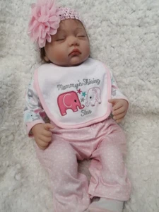 Handmade Realistic Reborn Baby Dolls Lifelike Vinyl Silicone Girl Doll Gift Xmas - Picture 1 of 6