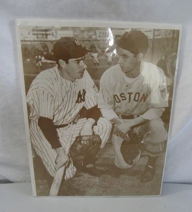 JOE & DOM DIMAGGIO NY YANKEES BOSTON RED SOCKS PHOTO FOAM BOARD HANGING PICTURE - Picture 1 of 3