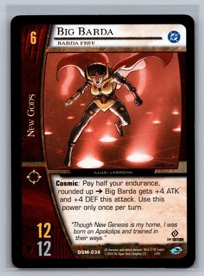 Vs System TCG Big Barda, Barda Free #DSM-036 1st Edition CCG Superman - Image 1 of 2