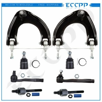 Nuevo kit de extremo de rótula brazo de control superior delantero 8 piezas para Honda CRX Civic Foto 1 de 4