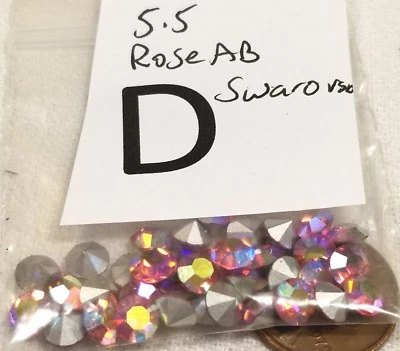 Broche de reparación artesanal joyería diamantes de imitación Swarovski de colección cristal vidrio 5,5 mm 2016 Foto 1 de 2