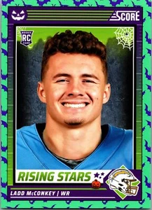 2024 Score-A-Treat #34 Ladd McConkey A-Treat - Rising Stars Green Bats - Picture 1 of 2