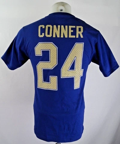 Pitt Panthers *FLAWED* Men S/S Player Tee James Conner RB #24 Blue NCAA S 2X 3X Cover