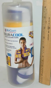 Asciugamano LSu tigers NCAA Team Enduracool raffreddamento sport stress comfort 12" x 30" - Foto 1 di 6