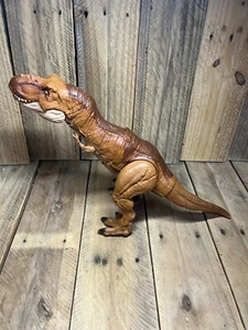 Jurassic Park World Thrash N Throw Tyrannosaurus REX Stomp & Roar Sound - Picture 1 of 6
