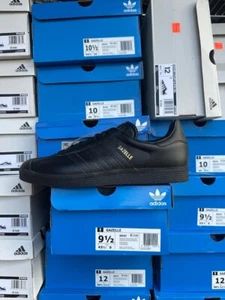 Adidas Gazelle Low Mens Casual Shoes Black BB5497 NEW - Picture 1 of 7