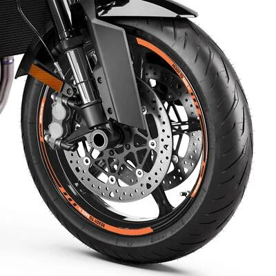 LABELBIKE Strisce adesive per cerchi ruote adesivi moto compatibili con KTM Duke 125