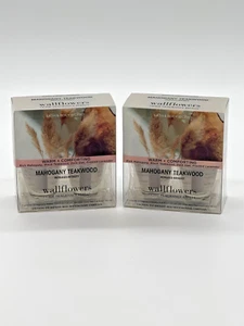 Bath & Body Works Wallflower Refills - MAHOGANY TEAKWOOD 2 Pack - Set of 2 - Picture 1 of 1