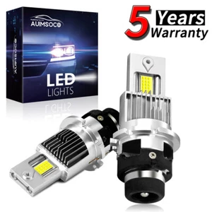 D2S LED Headlight Bulbs White Xenon HID Replacement For INFINITI FX37 2013 6500K - Picture 1 of 12