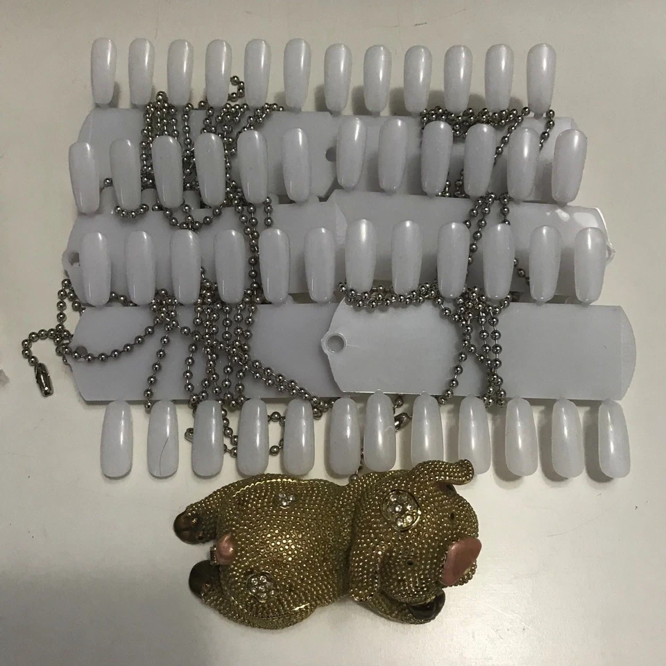 OPI- Blank Nail Color Palettes with Beaded Chains - Set of 6 - Image 1 of 1