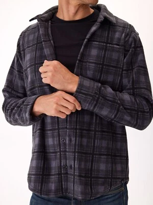 THREADS 4 THOUGHT Printed Fleece Shirt SZ M S L XL - Image 1 of 2