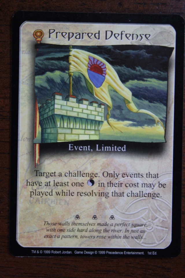 The Wheel of Time CCG-"Prepared Defense" - Image 1 of 1
